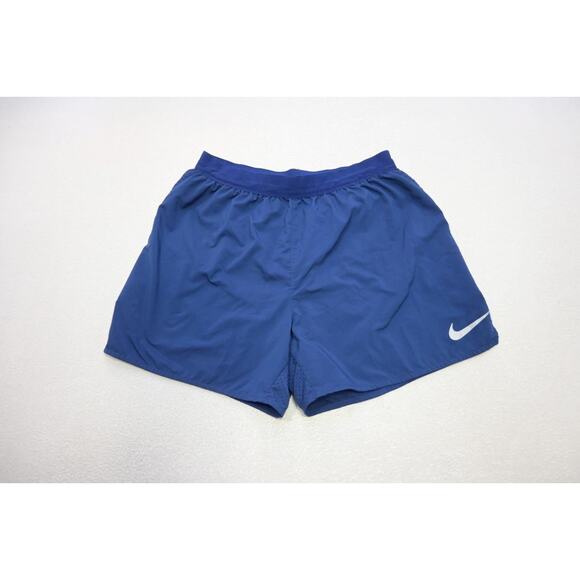 Nike Running Lined Gym Shorts Dri Fit Performance W/Pockets 4" INS Mens Large - Picture 1 of 9
